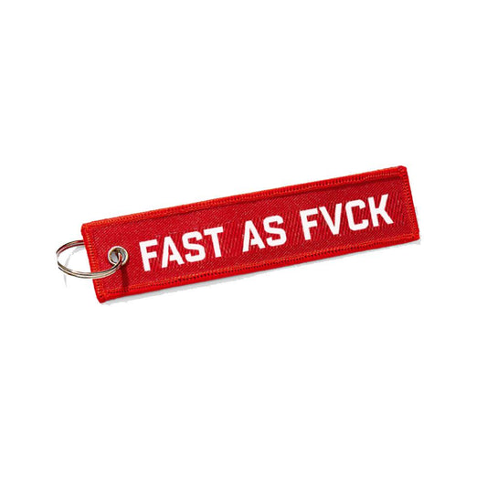 Fast As FVCK FlighTag Keychain